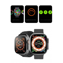 Mey İthalat® 2025 Model Akıllı Saat Kordon Hediyeli Çağrı Cevaplama Uzun Pil Süreli Android İOS Uyumlu