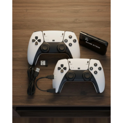 Mey İthalat® 20600 Oyunlu Retro Oyun Konsolu Kablosuz Joystick