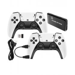 Mey İthalat® 20600 Oyunlu Retro Oyun Konsolu Kablosuz Joystick