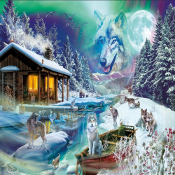 Mey İthalat® 20811 PUZZLE 1000 FATHER OF WOLVES