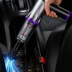 Mey İthalat® 22.000 Pa Araç Süpürgesi Yüksek Emiş Güçlü Şarjlı 9000 mAh Kablosuz Oto Süpürge