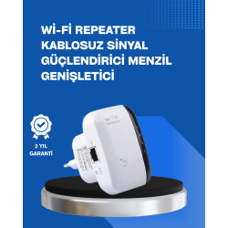 Mey İthalat® 2.4GHz WiFi Tekrarlayıcı Router – WPS Destekli Kablosuz Ağ Genişletici