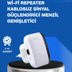 Mey İthalat® 2.4GHz WiFi Tekrarlayıcı Router – WPS Destekli Kablosuz Ağ Genişletici