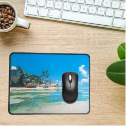 Mey İthalat®  25x32 cm Küçük Boy Mouse Pad Manzara Ada