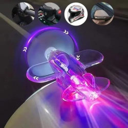 Mey İthalat® 26786 Led Işıklı Motosiklet Süs Uçağı Pilsiz Çalışan Kırmızı-Mavi Işık Efektli