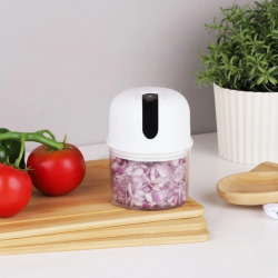 Mey İthalat®  280ml Şarjlı Taşınabilir,Pratik,Kolay Temizlenebilen Hızlı Sessiz Kablosuz USB ile Şarj Olabilen Mini Mutfak Doğrayıcısı
