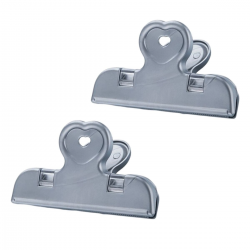 Mey İthalat®  2li Pratik Torba Paket Ve Poşet Kapatıcı Kilitli Klips Mandal