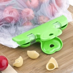 Mey İthalat®  2li Pratik Torba Paket Ve Poşet Kapatıcı Kilitli Klips Mandal