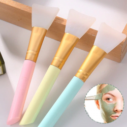 Mey İthalat®  2li Silikon Temizlemesi Kolay Kullanılabilen Yüz Cilt Bakımı Maske Ve Krem Spatulası