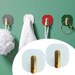 Mey İthalat®  2li Yapışkanlı Retro Askılık Dolap Kapak Kulpu Beyaz