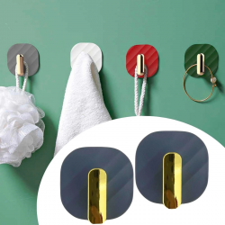 Mey İthalat®   2li Yapışkanlı Retro Askılık Dolap Kapak Kulpu Gri