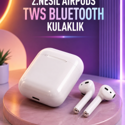Mey İthalat® 2.Nesil TWS Bluetooth Kulaklık Yüksek Ses Kaliteli