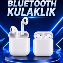 Mey İthalat® 2.Nesil Yeni Model TWS Bluetooth Kulaklık Dokunmatik Kontrol Yüksek Ses Kaliteli