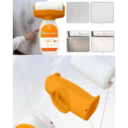 Mey İthalat® 2si 1 Arada Duvar Tamir Boya Rulosu Küçük Delik Çatlak Kapatıcı