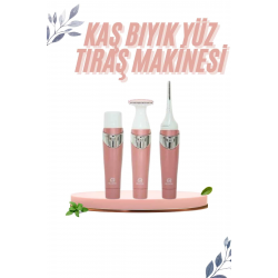 Mey İthalat® 3 İn 1 Epilasyon Aleti Hassas Ciltlere Özel Uzun Ömürlü Kaş Yüz Burun