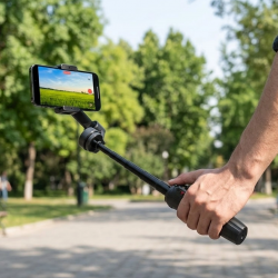 Mey İthalat® 3 Axis Telefon Gimbal Stabilizer Video Çekim Sabitleyici