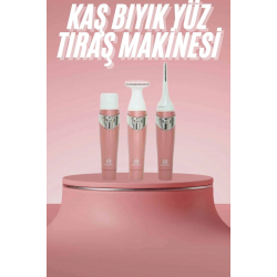 Mey İthalat® 3 Başlıklı Kıl Tüy Temizleyici Epilasyon Aleti Tüm Cilt Tiplerine Uygun