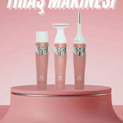 Mey İthalat® 3 Başlıklı Kıl Tüy Temizleyici Epilasyon Aleti Tüm Cilt Tiplerine Uygun
