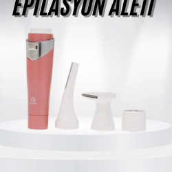 Mey İthalat® 3 Başlıklı Yüz Kaş Epilasyon Aleti Değiştirilebilir Başlık Hassas Ciltlere Uygun