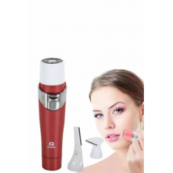 Mey İthalat® 3 Başlıklı Yüz Kaş Epilasyon Aleti Değiştirilebilir Başlık Hassas Ciltlere Uygun