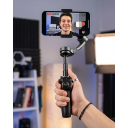 Mey İthalat® 3 Eksen Telefon Gimbal Stabilizer Video Sabitleyici Vlog ve Çekim Aparatı
