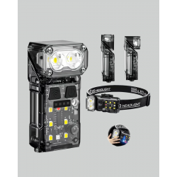Mey İthalat® 3 Fonksiyonlu LED Far El Feneri Çalışma Lambası Uzun Pil Ömürlü Yeni Nesil