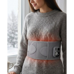 Mey İthalat® 3 Kademe Isıtmalı ve Titreşimli Bel Destek Kemeri Ergonomik Tasarım
