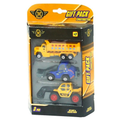 Mey İthalat® 3'lü İnşaat Araçları Seti