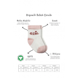 Mey İthalat®   3'Lü Penye Boy And Girl Soket Çorap BS10114 Pembe