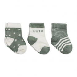 Mey İthalat®   3'Lü Penye Cute Stars Soket Çorap BS10115 Nil