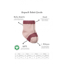 Mey İthalat®   3'Lü Penye Rainbow Soket Çorap BS10113 Pudra