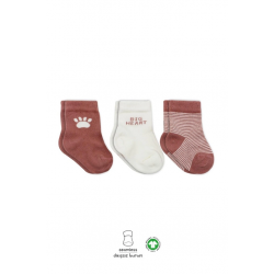 Mey İthalat®   3'Lü Penye Soket Çorap BS10110 Pudra