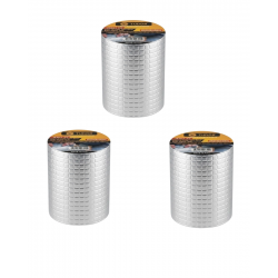 Mey İthalat® 3 Lü Set Alüminyum Yüzeyli Çatı Boru Onarım Sızdırmaz Bant