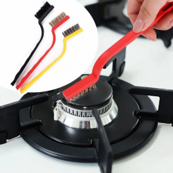 Mey İthalat® 3 Parça Tel Fırça Detaylı Temizlik Seti