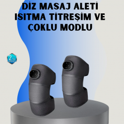 Mey İthalat® 3 Seviyeli Titreşimli Isıtmalı Diz Bakım Masaj Cihazı