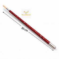 Mey İthalat® 30 cm Kırmızı Payetli Sigara Tutacağı – 1920’ler Gatsby Parti Aksesuarı