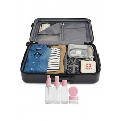 Mey İthalat® 30 ml 5’li Seyahat Banyo Şişe Seti Çantalı