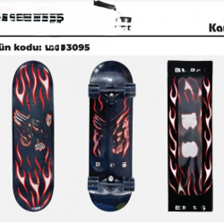 Mey İthalat® 3095 SİYAH BEYAZ KAYKAY