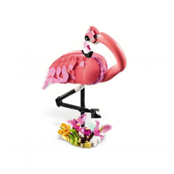 Mey İthalat®  31170 Creator 3ü1 arada Vahşi Hayvanlar:Pembe Flamingo 288 parça +8 yaş