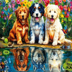 Mey İthalat® 31503 FEARLESS PUPPIES 100 PARÇA PUZZLE