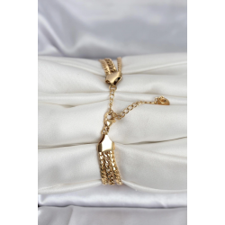 Mey İthalat® 316L Çelik Gold Renk 3'lü Kadın Bileklik
