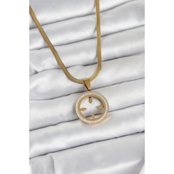 Mey İthalat® 316L Çelik İtalyan Zincir Model Çeyrek Takılabilir Kadın Kolye