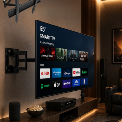 Mey İthalat® 32 55 İnç Televizyon Askı Aparatı Duvara Monte Hareketli TV Tutucu