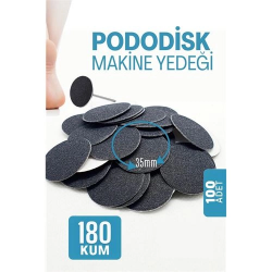 Mey İthalat® 35 mm Pododisk - Nasır Sökücü Pedikür Makinesi Yedek Pedler 100 ADET 722074