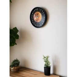 Mey İthalat® 36 Cm 24 Saat Göstergeli Özel Tasarım Duvar Saati