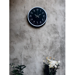 Mey İthalat® 36 Cm Arapça Rakamlı Dekoratif Duvar Saati