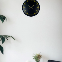 Mey İthalat® 36 Cm Beyaz Dekoratif Duvar Saati