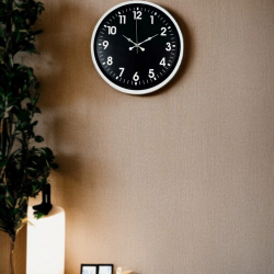 Mey İthalat® 36 Cm Beyaz Dekoratif Duvar Saati