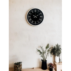 Mey İthalat® 36 Cm Beyaz Dekoratif Duvar Saati