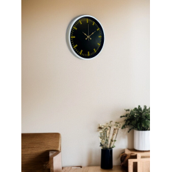 Mey İthalat® 36 Cm Beyaz Dekoratif Duvar Saati